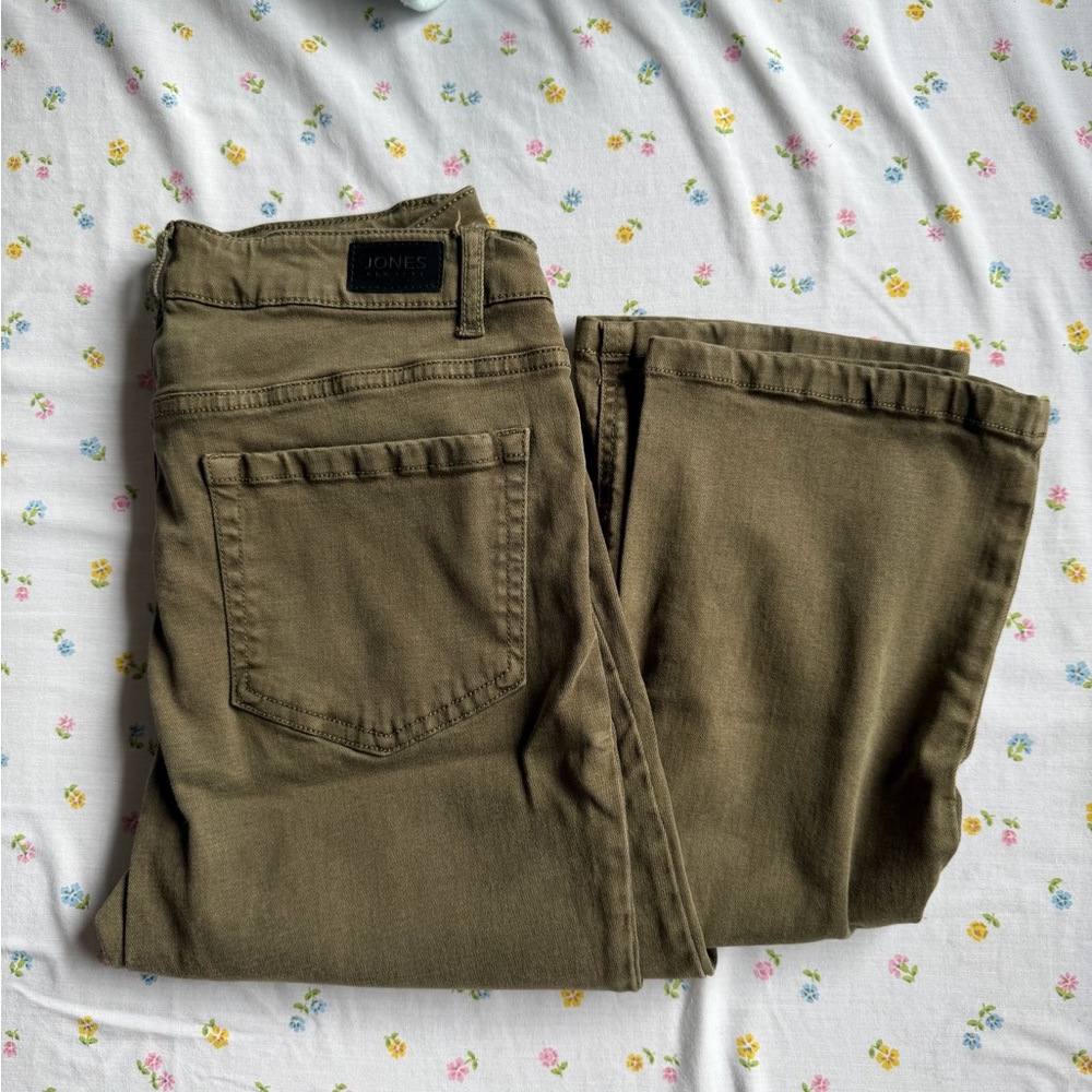 Jones New York Olive Green Jeans